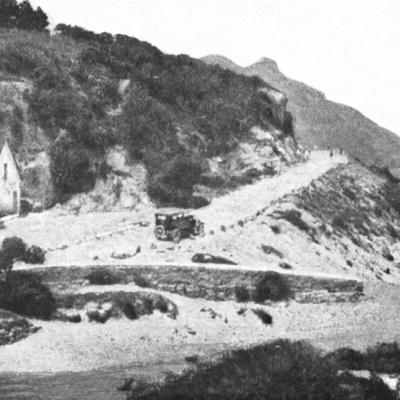 The commencement of Chapman's Peak Drive, in 1922
